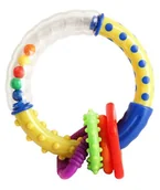 Gryzaki dla dzieci - Poupy Poupy, Gryzak z grzechotką, Kółko - miniaturka - grafika 1