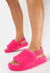 Fuksjowe Kapcie Catana - Kapcie damskie - miniaturka - grafika 1