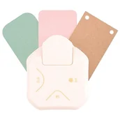 Etykiety do drukarek - Vaessen Creative Wycinarka do narożników 3 w 1, 5-10 mm, Ø 4 mm, tworzy okrągłe narożniki, zawieszki i etykiety, wykrawacz do papieru do projektów DIY, scrapbookingu i tworzenia kart - miniaturka - grafika 1