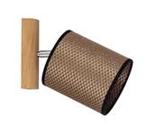 Lampy ścienne - Spot-Light 2017400711553 - Kinkiet punktowy BENITA 1xE27/25W/230V dąb - miniaturka - grafika 1