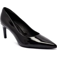 Czółenka - Calvin Klein Skórzane szpilki - miniaturka - grafika 1