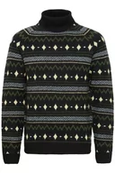 Swetry męskie - Blend sweter męski, 194007/Black, XXL - miniaturka - grafika 1