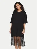 Sukienki - Vila Sukienka codzienna Kata 14101459 Czarny Oversize - miniaturka - grafika 1