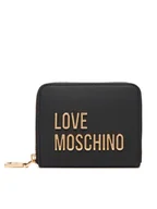 Portfele - LOVE MOSCHINO Mały Portfel Damski JC5613PP1NKD0000 Czarny - miniaturka - grafika 1