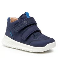 Sneakersy damskie - Sneakersy SUPERFIT - 1-000363-8010 M Blau/Blau - miniaturka - grafika 1