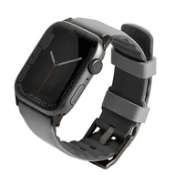 Akcesoria do smartwatchy - UNIQ pasek Linus Apple Watch Series 4/5/6/7/8/SE/SE2 38/40/41mm. Airosoft Silicone szary/chalk grey - miniaturka - grafika 1