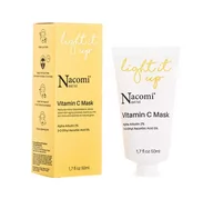Maseczki do twarzy - Nacomi Next Level Rozjaśniająca Maska z Witaminą C 50 ml 019A-21606 - miniaturka - grafika 1