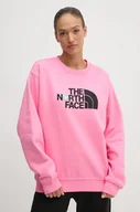 Bluzy damskie - The North Face bluza bawełniana TNF x Yinka Ilori damska kolor różowy z nadrukiem NF0A89C8PIH1 - miniaturka - grafika 1