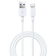 Kable USB - Devia kabel Shark Usb - Usb-c 1,5 m 5A biały - miniaturka - grafika 1