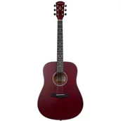 Gitary akustyczne - Gitara akustyczna ARROW Silver D WR Wine Red - miniaturka - grafika 1