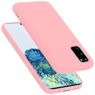 Etui i futerały do telefonów - Pokrowiec Do Samsung Galaxy S20 FE Etui w LIQUID RÓŻOWY TPU Silikon Case Cover Obudowa Ochronny Cadorabo - miniaturka - grafika 1