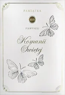 Pamiątka Pierwszej Komunii Świętej - Kartka Komunijna Z Życzeniami  Hm1075 - miniaturka - grafika 1