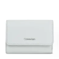 Portfele - Mały Portfel Damski Calvin Klein Ck Must K60K611934 Szary - miniaturka - grafika 1
