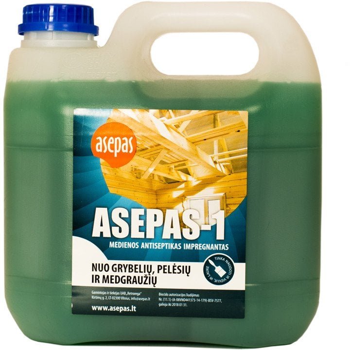 ANTISEPTIKA ASEPAS-1 10L RETROREGA