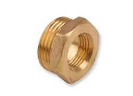 Łączniki, trójniki, kształtki - Redukcja mosiężna GZ/GW 1 1/4x1" - miniaturka - grafika 1