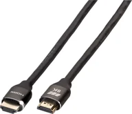 Kable komputerowe i do monitorów - Kabel EFB Ultra HighSpeed HDMI Kabel with Ethernet 8K60Hz A-A St-St Premium Aluminium Stecker 2m schwarz - miniaturka - grafika 1