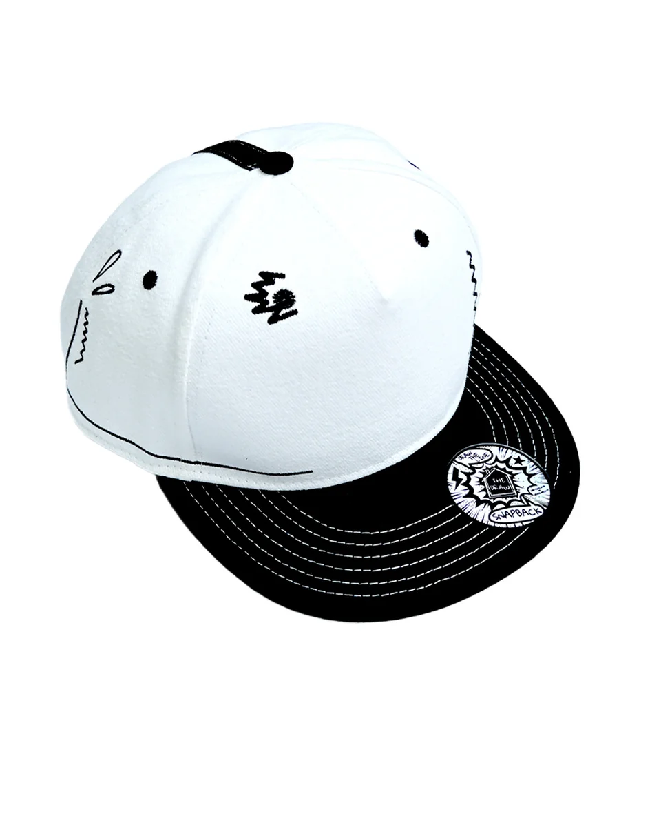 Czapka z daszkiem Snapback Draw The Line Biała