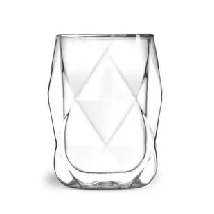 Vialli Design Szklanki termiczne 2szt 350ml z podwójną ścianką Geo 7589 27589 - Szklanki - miniaturka - grafika 1