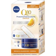 Kremy do twarzy - NIVEA SET Q10 Energy krem na dzień 50ml + krem na noc 50ml - miniaturka - grafika 1