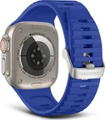 Akcesoria do smartwatchy - Decoded Decoded Silicone Ultra Traction Strap 42/44/45/49mm Galc Blue - miniaturka - grafika 1