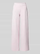 Spodnie damskie - Spodnie materiałowe z szeroką nogawką i zakładkami w pasie model ‘KATE Long’ - miniaturka - grafika 1