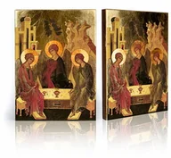 Ikony i obrazy sakralne - Ikona religijna Święta Trójca - miniaturka - grafika 1