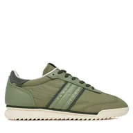 Sneakersy męskie - Sneakersy Tommy Hilfiger Tjm Runner Cleated Mix Mat. EM0EM01598 Zielony - miniaturka - grafika 1