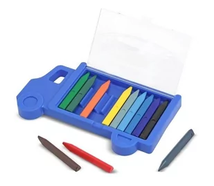 Melissa&Doug Melissa & Doug Zestaw Kredek Ciężarówka 14159 - Przybory szkolne - miniaturka - grafika 2