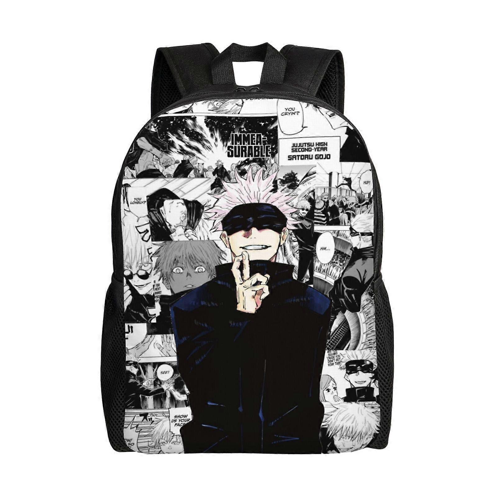 Jujutsu Kaisen Gojo Plecak szkolny dla nastolatek Torba gimnazjalna dla dzieci Młodzież Casual Shoulder Daypack-hk4228