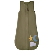 Śpiworki dla dzieci - Hi Little One śpiworek do spania dla Niemowlaka TOG 1,0 BIO bawełna DAY & NIGHT Green Hunter M - miniaturka - grafika 1
