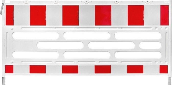Vanderline Barierka drogowa z tworzywa sztucznego TOROS U-20 wym. 2100 x 1070 mm