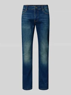 Jeansy o kroju slim fit z mieszanki bawełny model ‘LOOM’ - Spodnie męskie - miniaturka - grafika 1