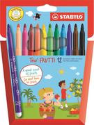 Kredki, ołówki, pastele i pisaki - Stabilo Pachnący zestaw 12 flamastrów Stabilo Trio Frutti 4006381350747 - miniaturka - grafika 1