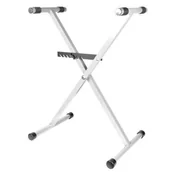 Akcesoria do instrumentów klawiszowych - Statyw Klawiszowy Pod Keyboard Akmuz L-3 Biały - miniaturka - grafika 1