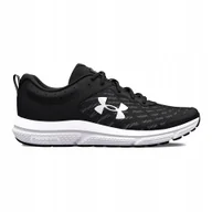 Buty sportowe męskie - Buty do biegania męskie Under Armour Charged Assert 10 black/white 44 Eu - miniaturka - grafika 1