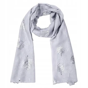 SZALIK DAMSKI SREBRNY FOLIOWY NADRUK BAWEŁNIANY DŁUGI MIĘKKI UNIWERSALNY - Apaszki i szaliki damskie SZALIK DAMSKI SREBRNY FOLIOWY NADRUK BAWEŁNIANY DŁUGI MIĘKKI UNIWERSALNY - Apaszki i szaliki damskie - miniaturka - grafika 1