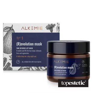 ALKEMIE Alkemie No1 Revolution Mask Time Reverse Lift Mask 60 ml Wyciszająca maska-krem na noc Alkemie - Pozostałe kosmetyki - miniaturka - grafika 1