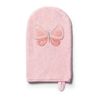Babyono Bambusowa myjka kąpielowa NATURAL BAMBOO pink - Inne akcesoria do pielęgnacji dzieci - miniaturka - grafika 1