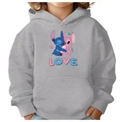 Bluzy dla dziewczynek - BLUZA DZIECIĘCA STITCH LOVE 104 DLA DZIEWCZYNKI CHŁOPCA PREZENT - miniaturka - grafika 1
