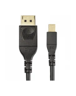 StarTech DP14MDPMM2MB .com kabel DisplayPort 2 m Mini DisplayPort Czarny - Kable komputerowe i do monitorów - miniaturka - grafika 1