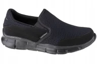 Buty sportowe męskie - Męskie Buty Skechers Equalizer czarne r. 43 - miniaturka - grafika 1