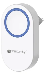 Techly I-BELL-RING05R Dzwonek do drzwi Biały - Dzwonki i gongi - miniaturka - grafika 1