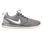 Buty dla dziewczynek - Buty dziecięce Nike 844653004 ROSHE TWO (GS) Szare - miniaturka - grafika 1