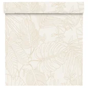 Tapety - Tapeta Tropical liście kremowa winylowa na flizelinie - miniaturka - grafika 1