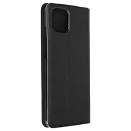 Etui i futerały do telefonów - Etui Folio Do Galaxy A03 Leather Saffiano Back Video Holder Bigben Black - miniaturka - grafika 1