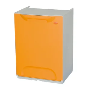 Artplast Plastikowy kosz na śmieci segregowane, czerwony, 1x 14 l R34/1R - Kosze biurowe - miniaturka - grafika 2