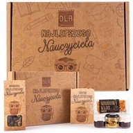 Zestawy upominkowe - Prezent dla nauczyciela zestaw herbata notes miód baton konfitury upominek z nadrukiem - miniaturka - grafika 1