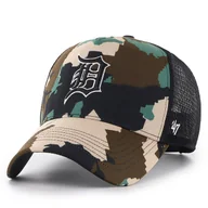 Czapki męskie - Czapka z daszkiem 47 Brand MLB Detroit Tigers Digital Star ’47 OFFSIDE B-DGTSO09PTP Brązowy - miniaturka - grafika 1