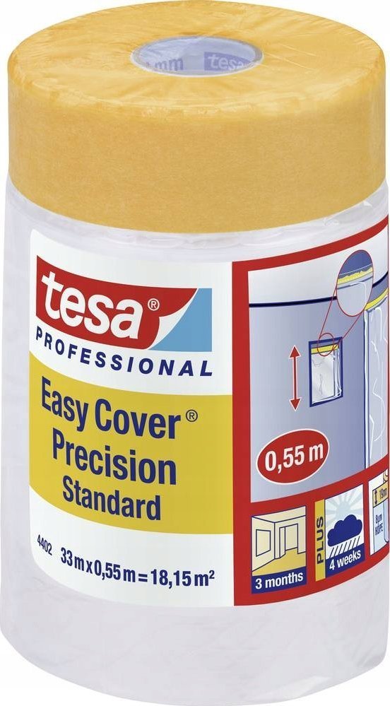 Tesa 04402-00003-01 Abdeckfolie Easy Cover® L x B 33 m x 55 cm 1 St. 04402-00003-01