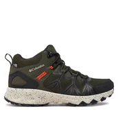 Buty trekkingowe męskie - Trekkingi Columbia Peakfreak II Mid Outdry 2100691 Zielony - miniaturka - grafika 1